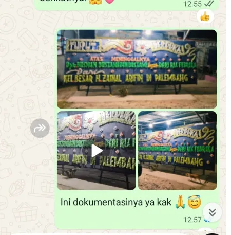 Pengiriman Papan Bunga Duka Vihara Tangerang