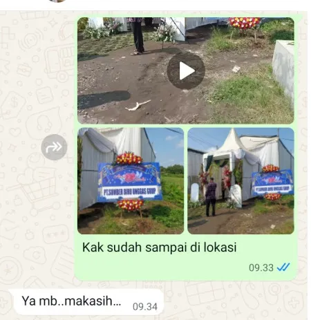 Pengiriman Karangan Bunga Vihara Tangerang