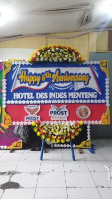 Papan Bunga di Vihara Tangerang